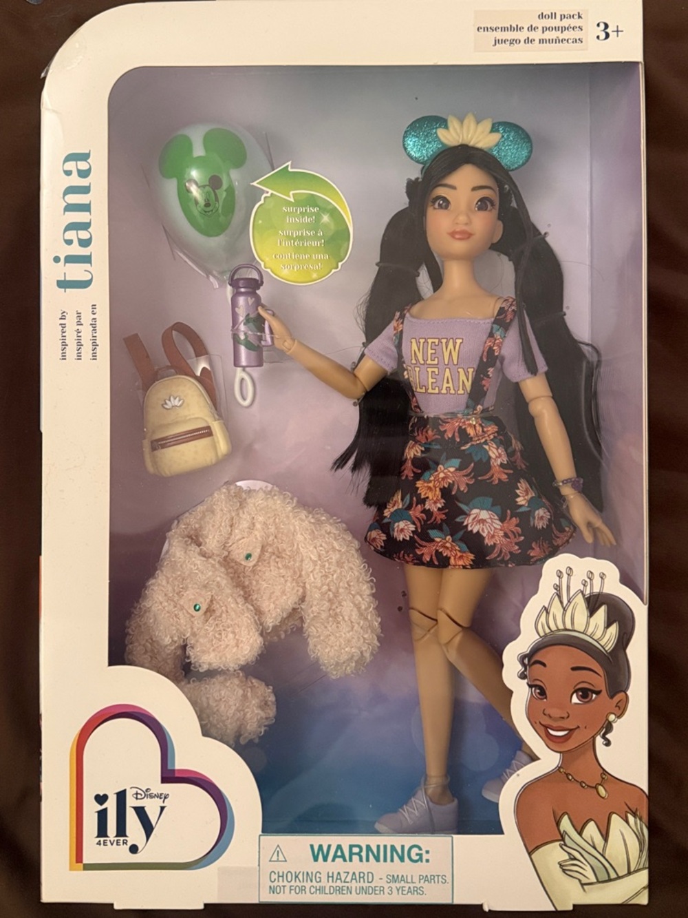 New in Box Disney ily 4ever Tiana Doll